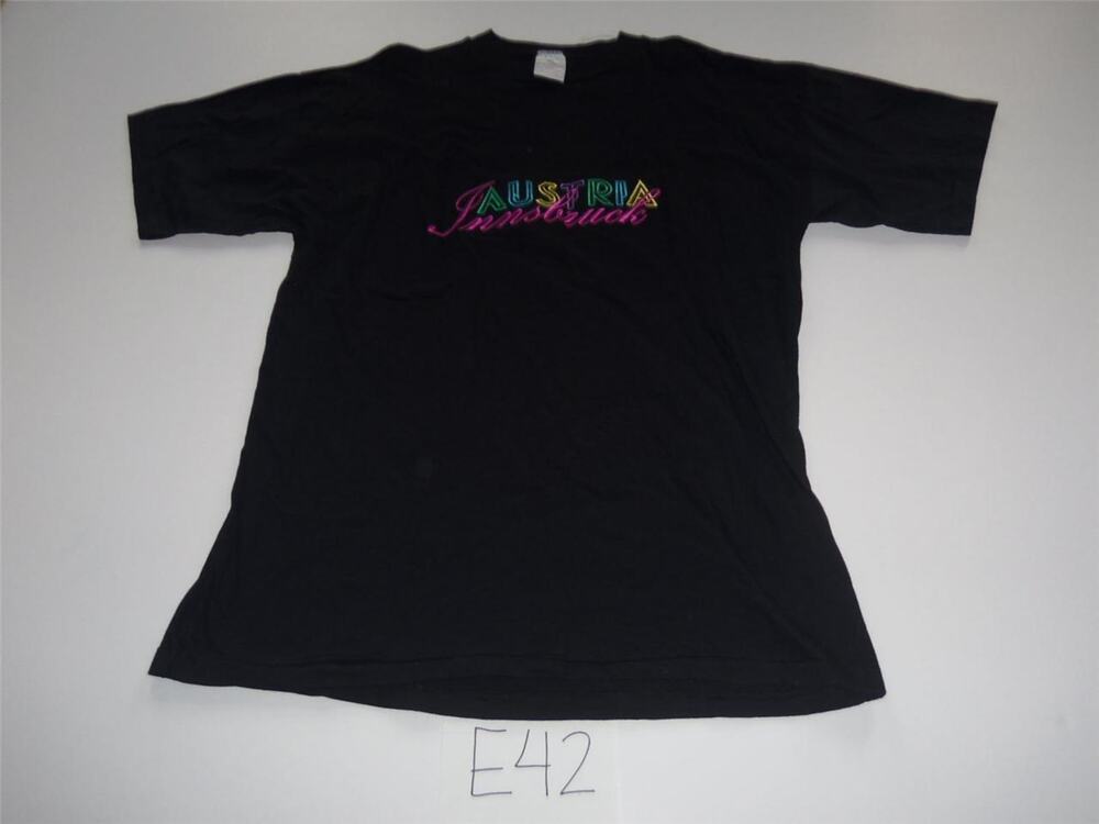 Austria Innsbruck TShirt Size XLarge LaMode Black -0413E42